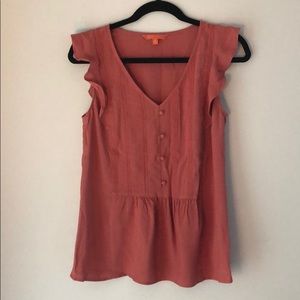 ModCloth shirt with pretty detail and ruffles
